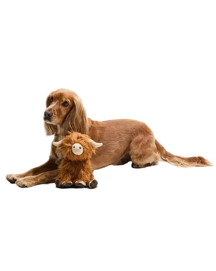Barbour - Juguete para perros Vaca de las Highlands - 0