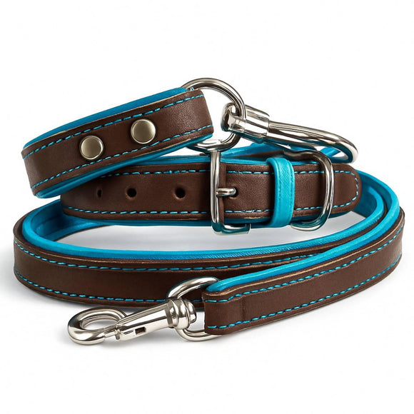 Jet Line set in Pelle Testa di Moro & Turchese