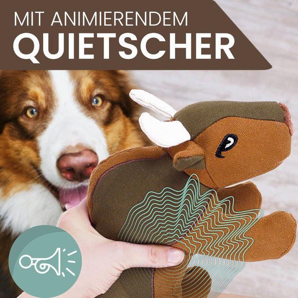 Ne&no® Jouet résistant pour chiens avec sifflet - Buffle Billie