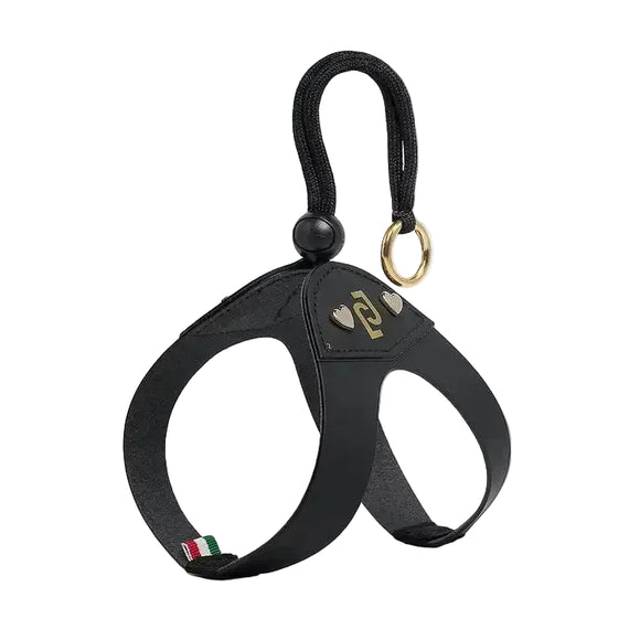 Liu Jo - Pettorina Nera con Borchie Cuori