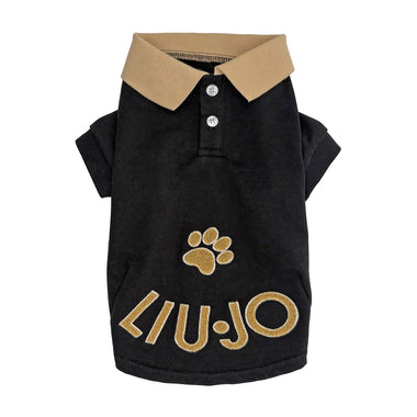 Liu Jo Maglietta Polo – Cotone Blend con Logo Ciniglia