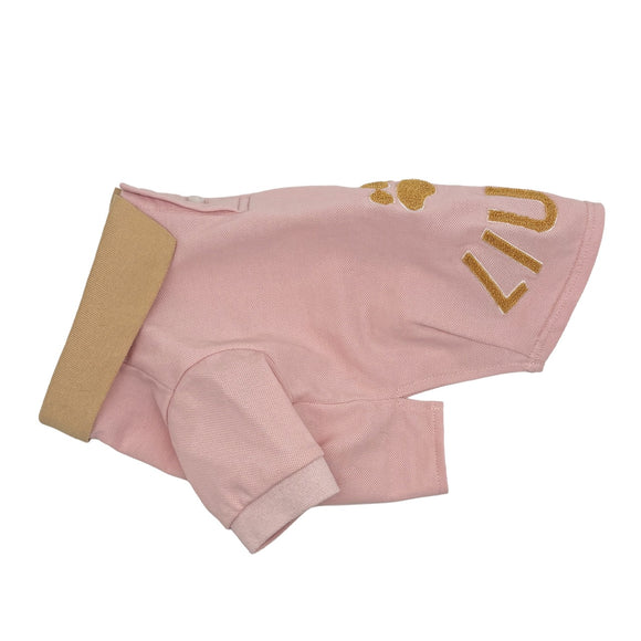 Liu Jo Polo – mezcla de algodón con logo de chenilla