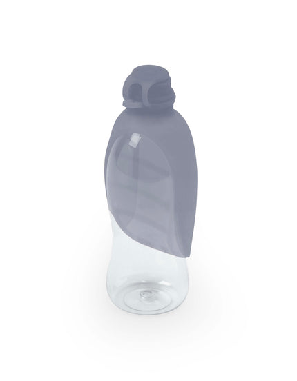 Achat grigio United Pets LEAF - Distributeur d'eau de voyage en silicone