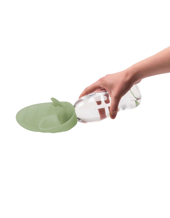 United Pets LEAF - Dispenser acqua da Viaggio in silicone