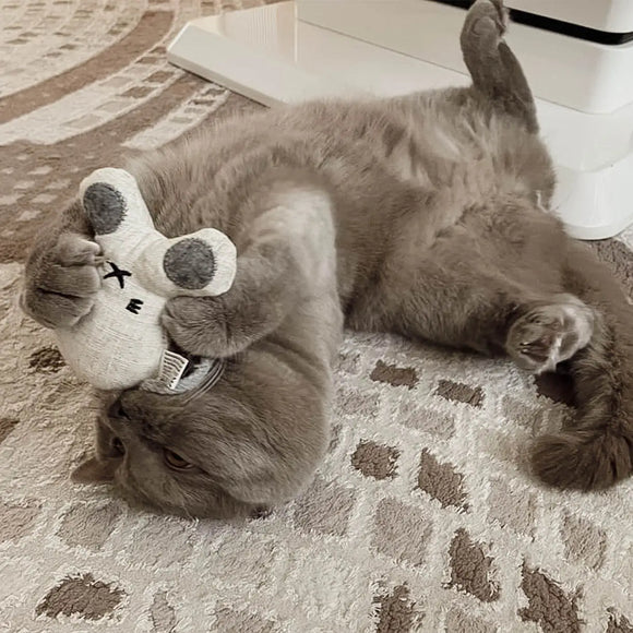 Ne&No - Katzenspielzeug 3er-Set Plüschtiere mit Katzenminze