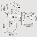 Ne&No - Katzenspielzeug 3er-Set Plüschtiere mit Katzenminze-4