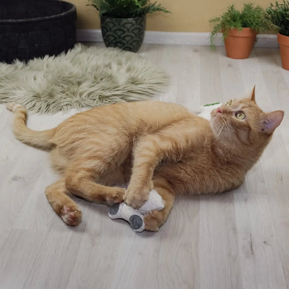 Ne&No - Katzenspielzeug 3er-Set Plüschtiere mit Katzenminze
