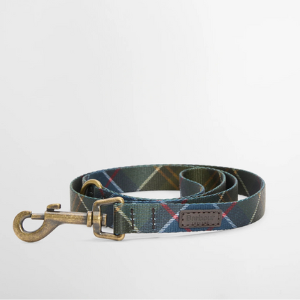 Barbour Correa para perros estampada de tartán - 0