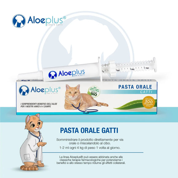 Aloeplus Pasta oral para gatos