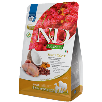 Farmina Dog N&D Quinoa Skin & Coat Codorniz