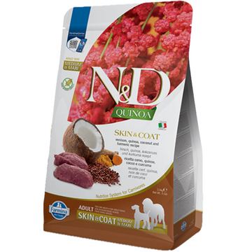 Farmina Dog N&D Quinoa Skin & Coat Venison - 0