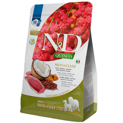 Farmina Dog N&D Quinoa Skin & Coat Pato - 0