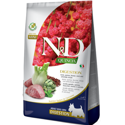 Farmina Dog N&D Quinoa DIGESTION Cordero