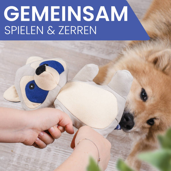 Ne&no® Gioco robusto per cani con squeaker - Procione Wally