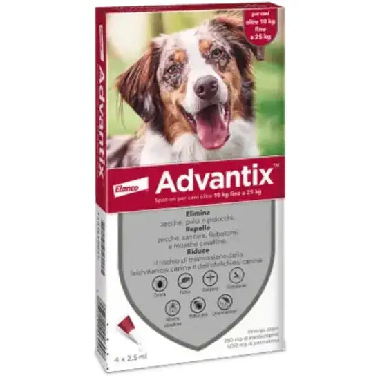 Advantix™ spot-on per cani - Fino a 25 Kg - Antiparassitari