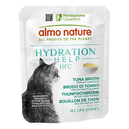 Almo Nature HFC Hydration Help Brodo di Tonno con Filetto - 50 Gr - Human Grade