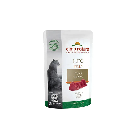Almo Nature HFC pouch cat Jelly Tonno - 55 Gr - Human Grade