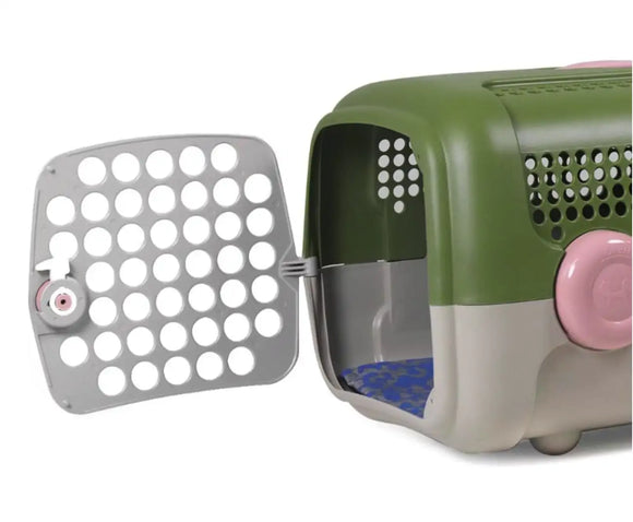 United Pets A.U.T.O. Transportbox Grün/Taupe