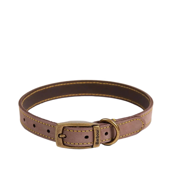 Barbour - Collare per cani in pelle - S - Collari