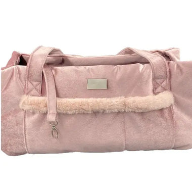 Borsa per cani Montreal - Rosa Antico / Velluto - Trasportini