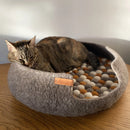 Mishum - Cesta per gatti in feltro-1