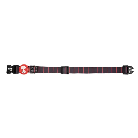 Collare Charlie Brown Nero/Rosso - Collari