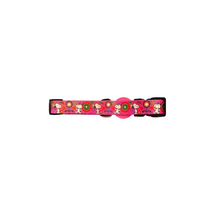 Collare Charlie Brown Pink Flower - Collari