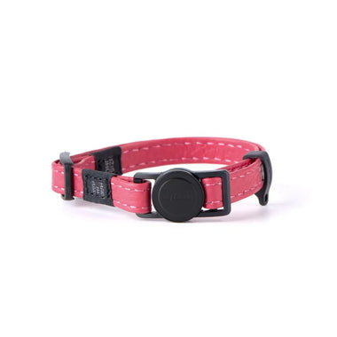 Achat fuchsia My Family - Collier en cuir pour chats Firenze