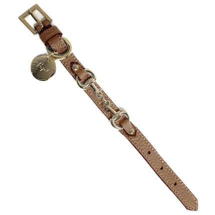 Pupet Couture - collar de piel con broche - 0