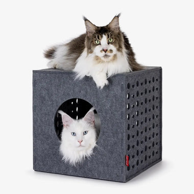 Hoopo Cube - gioco in feltro per gatti - 0