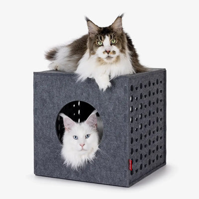 Hoopo Cube - Felt Cat Toy - 0