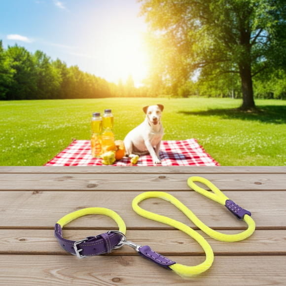 Sailing Line set in Yellow & Purple