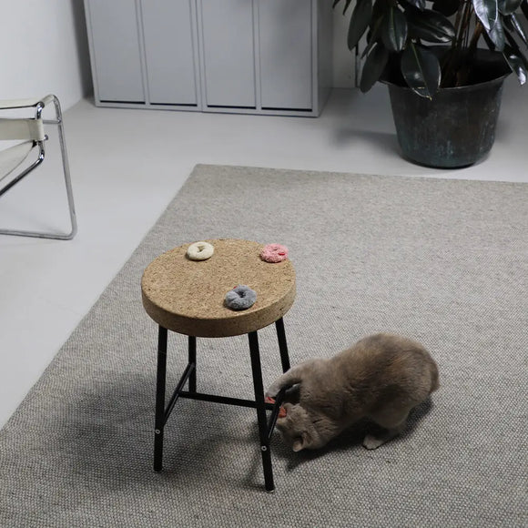 Hoopo Mini Donuts giocattoli per gatti, set da 3