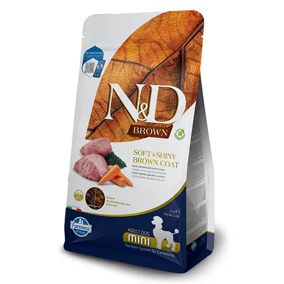 Farmina - N&D Dog Brown Agnello spirulina e carota - Super Premium