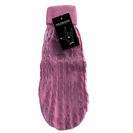Gold’n Star Maglioncino Trecce Laminato - 20 / Rosa - Maglioncini