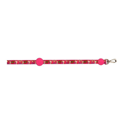 Guinzagli Charlie Brown Pink Flower