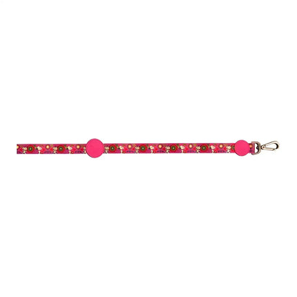 Guinzagli Charlie Brown Pink Flower