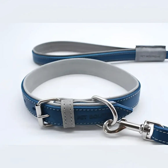 Jet Line set in Pelle Bluette & Mercurio - XXS - Guinzagli