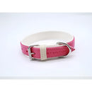 Jet Line set in Pelle Fragola & Neve - Guinzagli