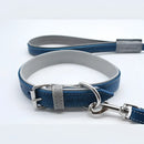 Jet Line set in Pelle Petrolio & Mercurio - XXS - Guinzagli