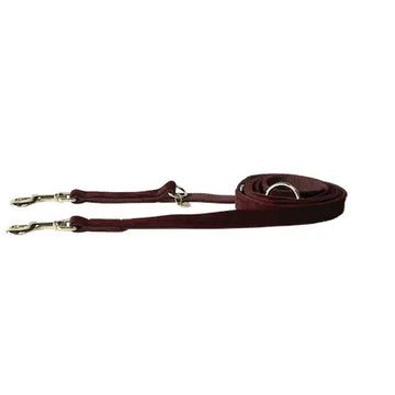 Kentucky - Guinzaglio regolabile per cani Velvet - Bordeaux - Guinzagli