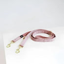 Kentucky - Guinzaglio regolabile per cani Velvet - Rosa Antico - Guinzagli