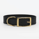 Collare Liu Jo Basic con borchie cuori in soffice PVC ecologico e buckle dorato