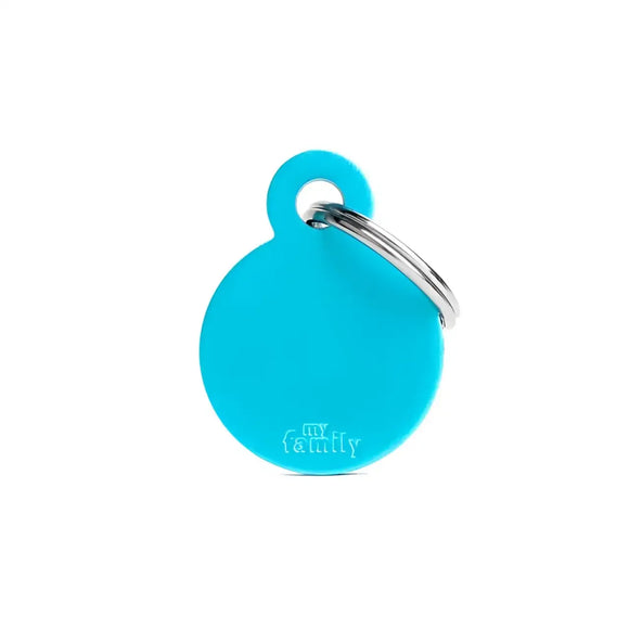 Medaglietta Basic Cerchio - Azzurro / S - Medagliette