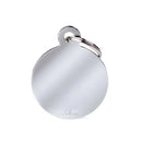 Medaglietta Basic Cerchio - Ottone Cromato / L - Medagliette