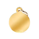 Medaglietta Basic Cerchio - Ottone Dorato / L - Medagliette