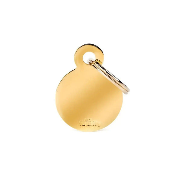 Medaglietta Basic Cerchio - Ottone Dorato / S - Medagliette