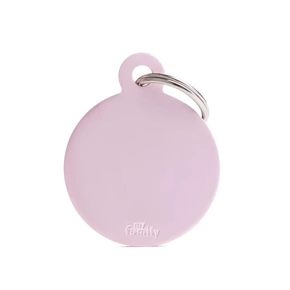 Medaglietta Basic Cerchio - Rosa / L - Medagliette