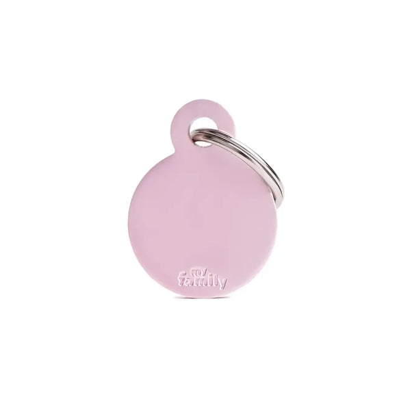 Medaglietta Basic Cerchio - Rosa / S - Medagliette