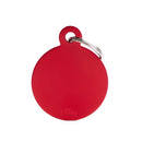 Medaglietta Basic Cerchio - Rosso / L - Medagliette
